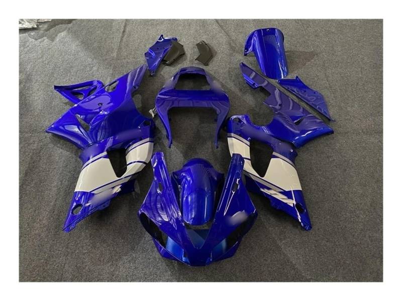 Links rechts Seitenverkleidung Motorrad Verkleidung Set Body Kit Kunststoff Für Y&amaha YZFR1 YZF-R1 YZF R1 2000 2001 Zubehör Einspritzung Volle Karosserie Gugel Schwarz von Nisza