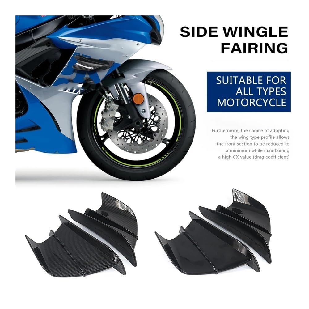 Links rechts Seitenverkleidung Verkleidung Seite Winglet Aerodynamische Flügel Deflektor Spoiler Für S&uzuki Für Hayabusa GSX-R1000 S1000 GSX-R750 GSX-R600 GSX250R GSX-R125 von Nisza