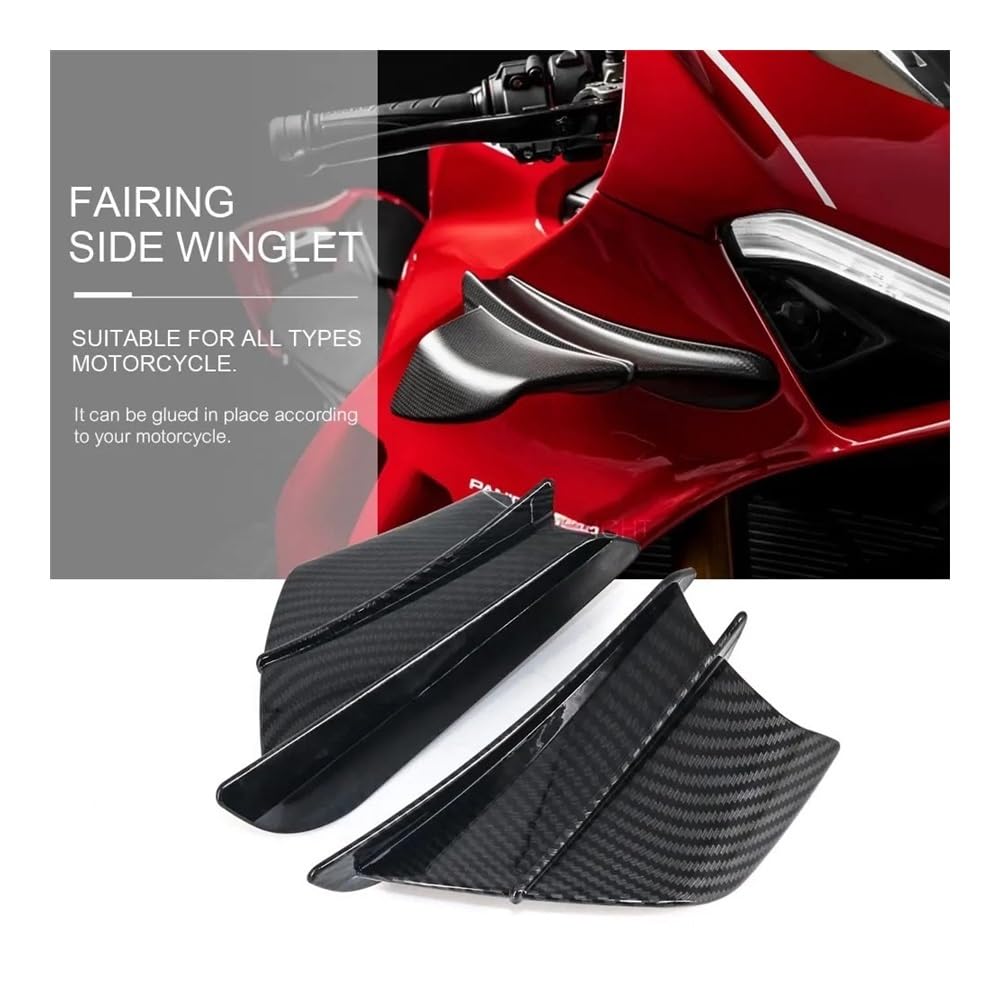 Links rechts Seitenverkleidung Verkleidung Winglets Für D&ucati Für Panigale V2 V4 V4S 899 959 1198 1199 1299 RS Seitenflügelschutz Fin Trim Cove Deflektor von Nisza