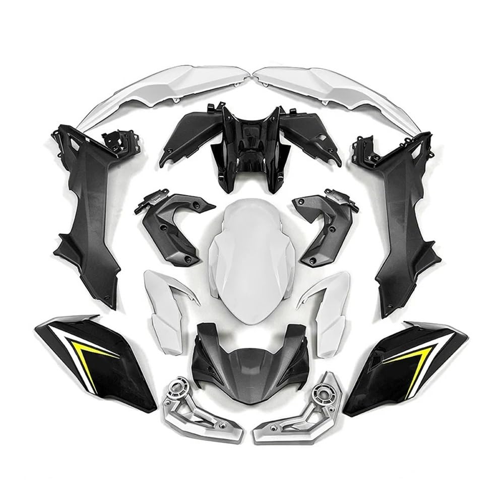 Links rechts Seitenverkleidung Z 650 Motorradverkleidungsform-Karosseriesatz-Sets Passend Für K&awasaki Z650 ZR650 ER650 2017 2018 2019 Cowling-Seitenverkleidungen von Nisza