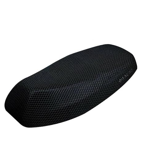 Motorrad Sitzbezug Motorrad Zubehör Sitzbezüge Schützen Kissen 3D Mesh Sitzbezug Moped Motorrad Roller Sitzbezug Gitter Schutz Pad von Nisza