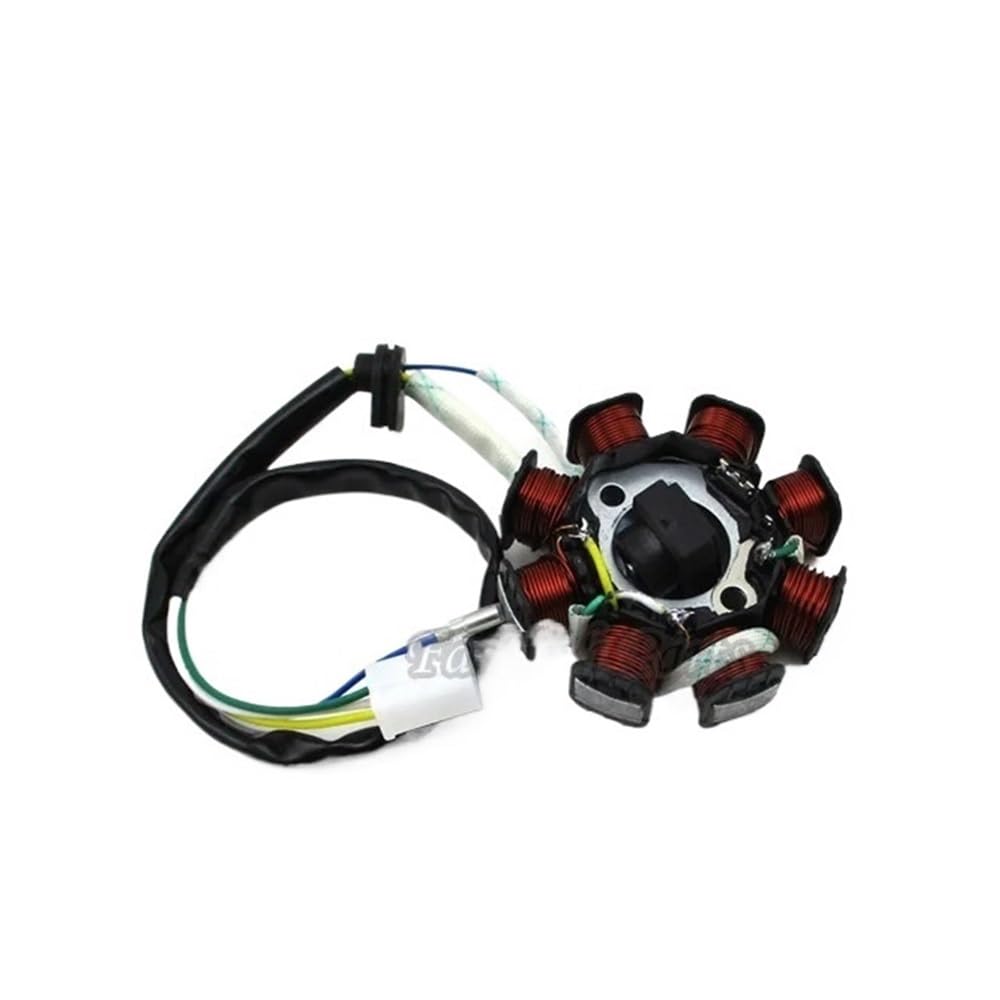 Motorrad Statorspule 8 Spule 4 Draht DC Magneto Stator GY6 50cc Moped Roller ATV Quad Go Kart Motorrad Magneto Stator Spule von Nisza