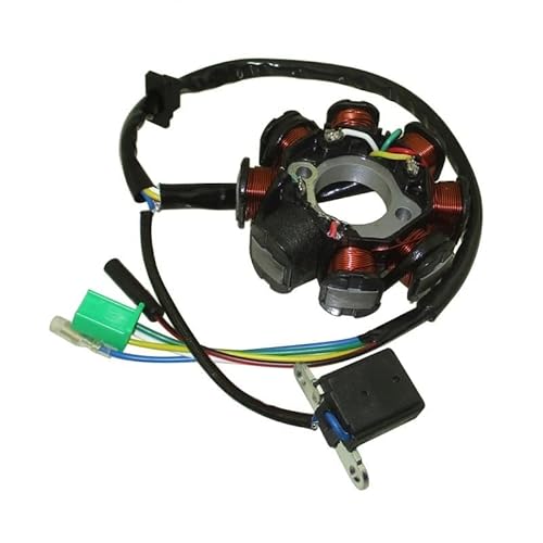 Motorrad Statorspule 8 Spulen Zündung Stator Magneto Für GY6 125cc 150cc Moped Roller ATV Quad Motorrad Spule Zündung Magneto Stator Spule von Nisza