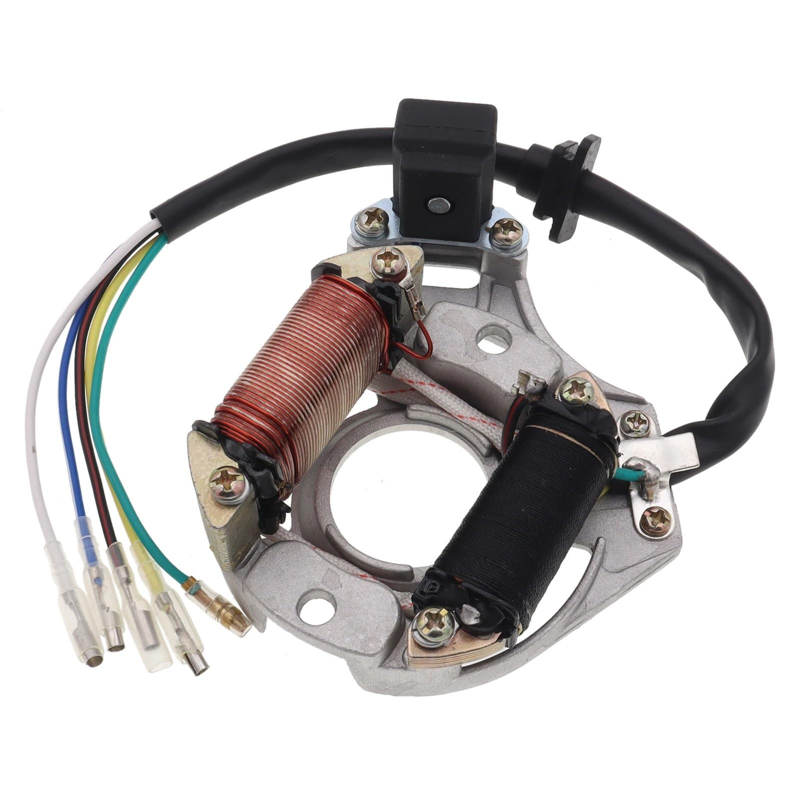 Motorrad Statorspule AC Stator 2 Spule Zündmagnetplatte Für 50cc 70cc 90cc 110cc 125cc Sunl ATV Quad Motorrad Zündstatorspule von Nisza