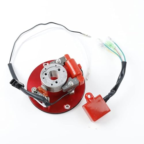 Motorrad Statorspule Für Austausch Von Für 50/110/125/140/150cc Scooter Go Kart, Motorrad-Magneto-Stator-Rotor Und Zündspulen-Kit von Nisza