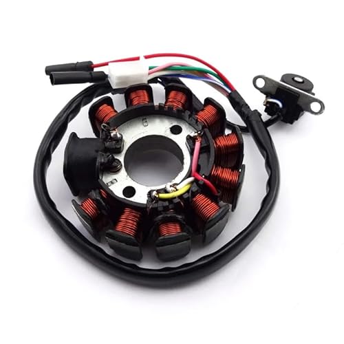 Motorrad Statorspule Magneto Zündung Stator Spule 11 Pole Für GY6 125cc 150cc Moped Roller ATV Quad Go Kart Motocross Motorrad Motorrad von Nisza