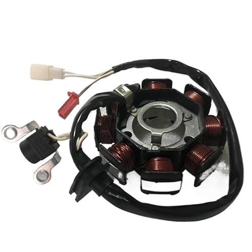 Motorrad Statorspule Motorrad 5WY 8 Pole 4 Draht Für Y&amaha 100cc RSZ JOG100 ZY100 Jog 100 Magneto Stator Spule Generator Zündung Ersatzteile von Nisza