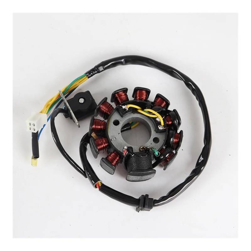 Motorrad Statorspule Motorrad Generator Stator Spule 11 Pole 6 Kupfer Draht Magneto Für GY6 125CC CB125 ZS125 Roller Moped Motorrad Zubehör von Nisza