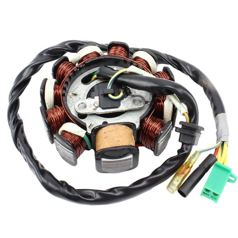 Motorrad Statorspule Motorrad Zündung Magneto Stator Spule GY6-11 Pole Geeignet Für GY6-125CCG Zu 200CC Starten Motor Motorrad Zubehör von Nisza