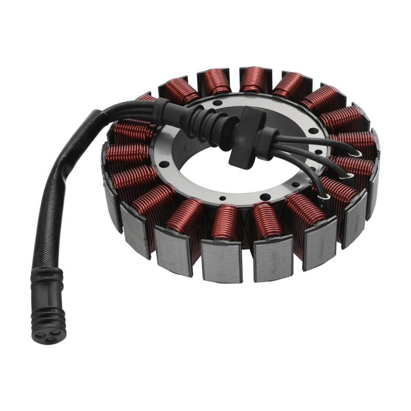 Motorrad Statorspule Stator Spule Für H&Arley Für Softail Slim 2012-2015 Für Dyna Für Fat Boy 2008-2017 Für Deluxe 2008-2016 Motorrad Teile Zubehör von Nisza