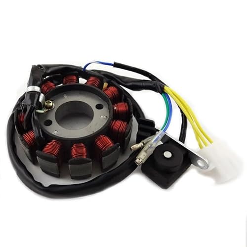 Motorrad Statorspule XLJOY GY6 125 Magneto Spule 12 Pole Spulen Zündung Stator Für GY6 125cc 150cc Moped Roller ATV Quad Pit Dit Bike von Nisza