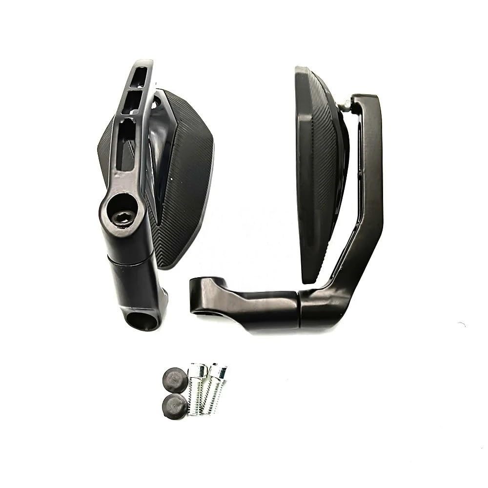 Rückspiegel Motorrad Für H&Arley Für K&awasaki Für S&uzuki 8/10 Mm Motorrad-Rückspiegel Seitenspiegel Mit Adapter Und Schwenkbarer Verstellbarer Passform von Nisza