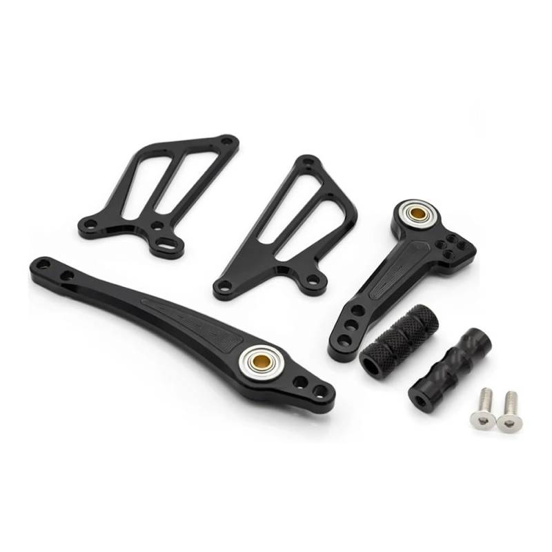 Schalthebel Motorrad Motorrad Fußrastenanlage Fußrasten Pedal Bremse Schaltknauf Hebel Flügel Für CBR500R/400R/CB500F/400F 2013-2019 2018 2017(Black) von Nisza