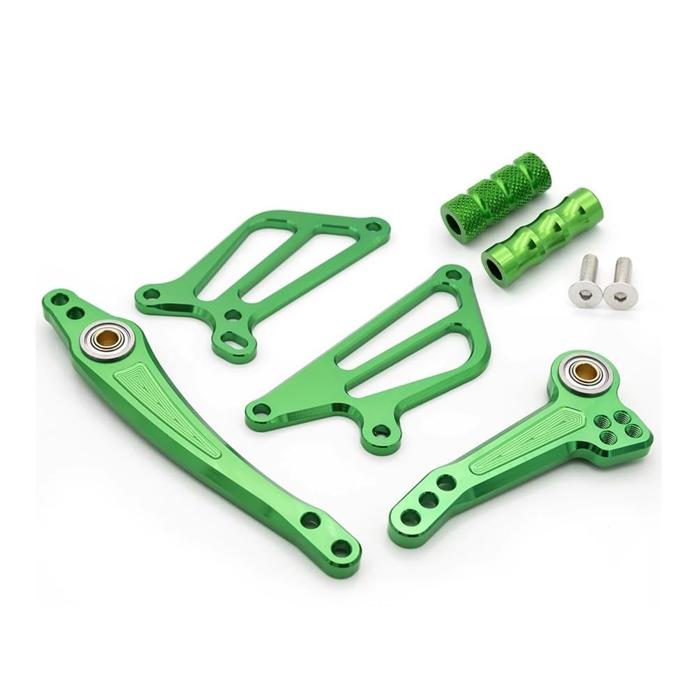 Schalthebel Motorrad Motorrad Fußrastenanlage Fußrasten Pedal Bremse Schaltknauf Hebel Flügel Für CBR500R/400R/CB500F/400F 2013-2019 2018 2017(Green) von Nisza