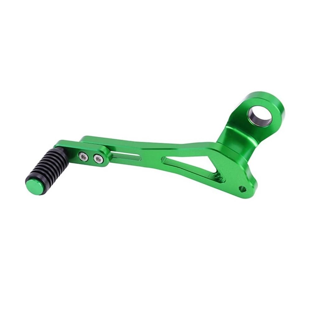 Schalthebel Motorrad Motorrad Zubehör Einstellbare Shifter Pedal Kappe Pegs Schalthebel Kompatibel Für K&awasaki ZX4R ZX4RR Schalthebel(Green) von Nisza