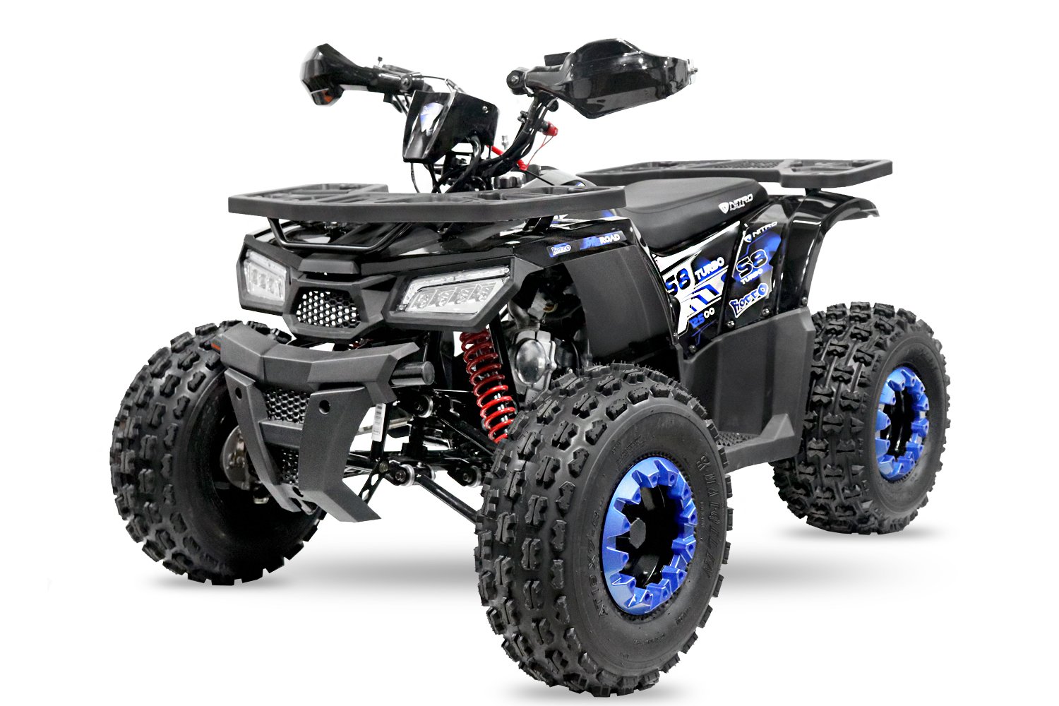 Kinder Midiquad Rocco RS8 125cc 8" Automatik+RGKinderquad Pocketquad Quad Pocket Kinderfahrzeug (Grün) von Nitro Motors