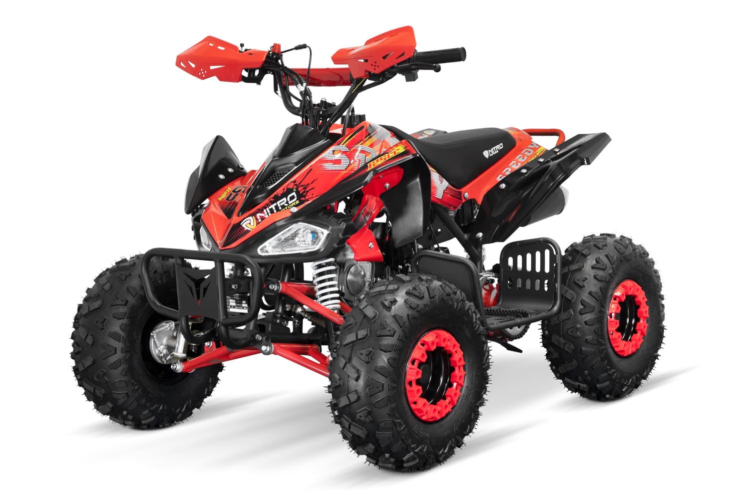 NITRO MOTORS 125cc midi Kinder Quad Speedy GS S7-A Sport, Farbe:Rot von Nitro Motors