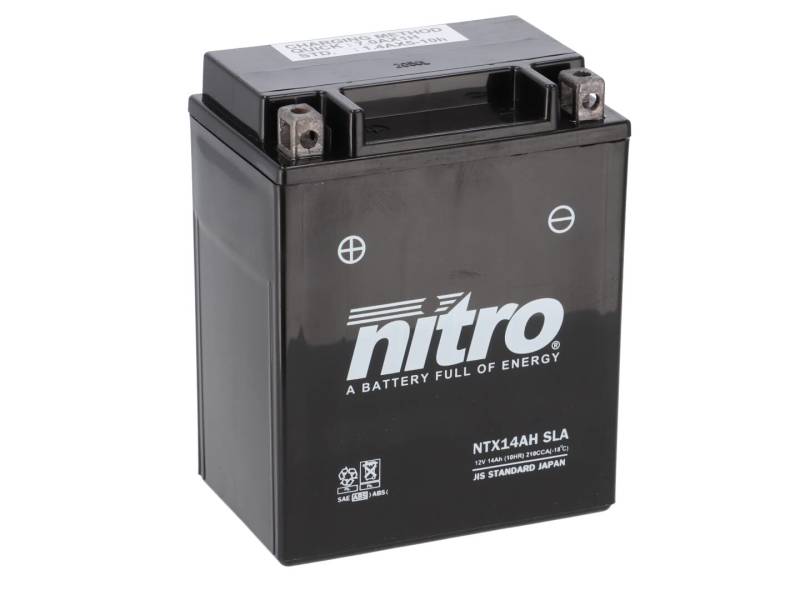 NITRO NTX14AH SLA GEL AGM geschlossen von Nitro