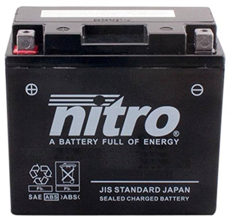 NITRO YT12B-4 -N- Batteries, Schwarz (Preis inkl. EUR 7,50 Pfand), 100 von Nitro