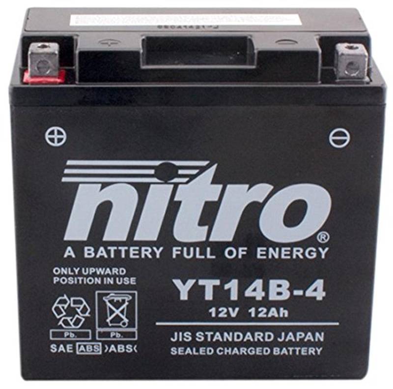 NITRO YT14B-4 -N- Batteries, Schwarz (Preis inkl. EUR 7,50 Pfand) von Nitro