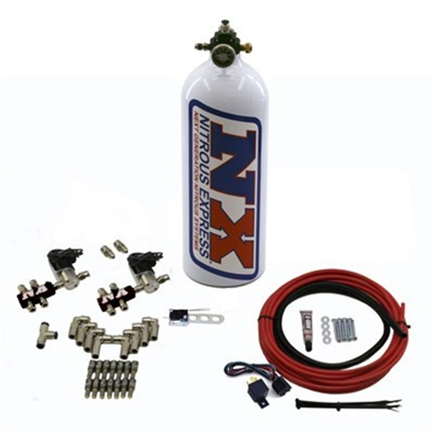 Nitrous Express (15137) 8-Zylinder Pumpless Direct Port Wasser Methanol von Nitrous Express