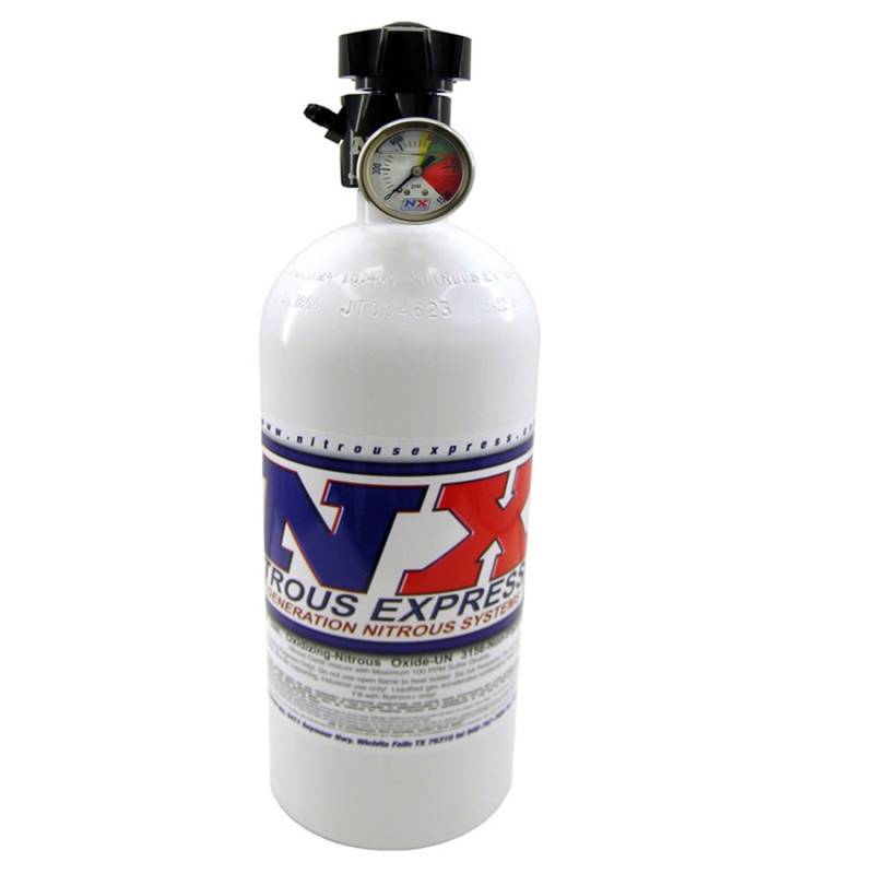 Nitrous Express 11151 Stickstoffflasche mit Standard-L45-Ventil mit Messgerät, 6,8 kg. von Nitrous Express