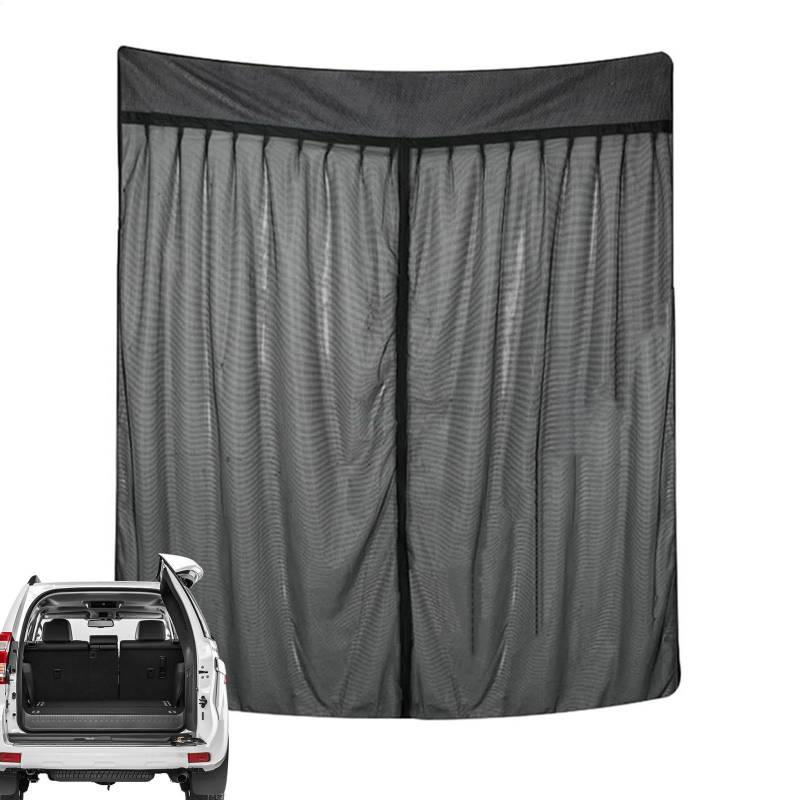 Nixiara RV Fly Screen, RV -Türvorhänge - Atmungsaktives RV -Bildschirm -Türvorhänge fliegen Repeller Mesh | Einfache Campingabdeckung, Autoshade -Maschenzubehör für LKW, Fünftelrad installieren von Nixiara