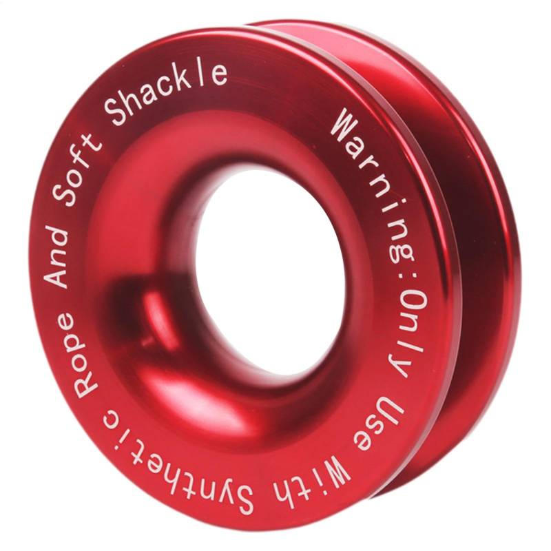 Soft Shackle Recovery Ring - 41.000 Pfund Offroad Recovery Kit | Aluminiumlegierung Hochleistungsstufe Blockscheibe, Winchzubehör Für LKW Und Offroad-Fahrzeug-Abschleppen Passt 3/8 "& 1/2" Windenseile von Nixiara