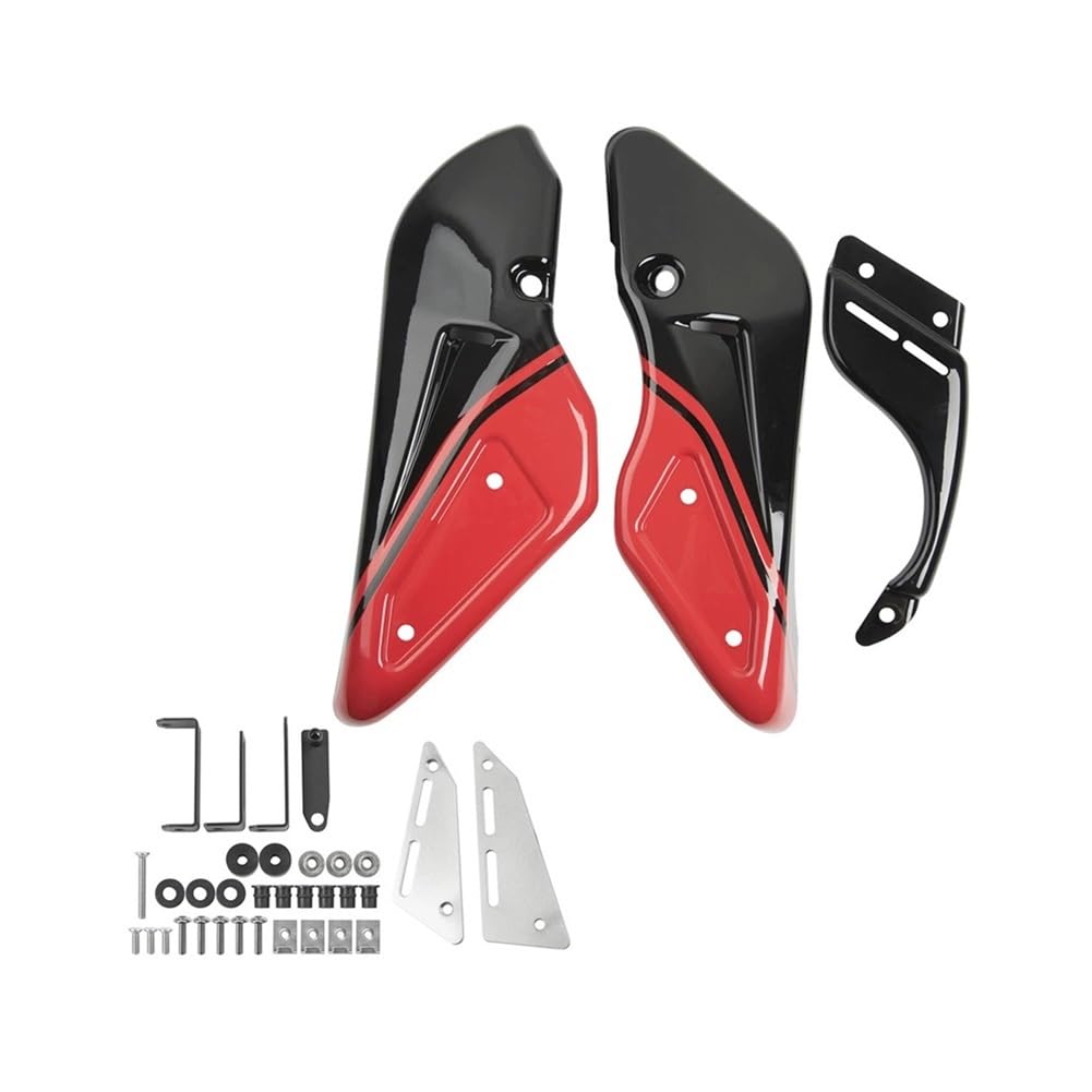 Chassis Guards Motor Spoiler Untere Panel Verkleidung Gugel Abdeckung Rahmen Schutz Für K&awasaki Für Z900RS Für ABS SE Für Cafe Motorradteile(Red) von Niyade