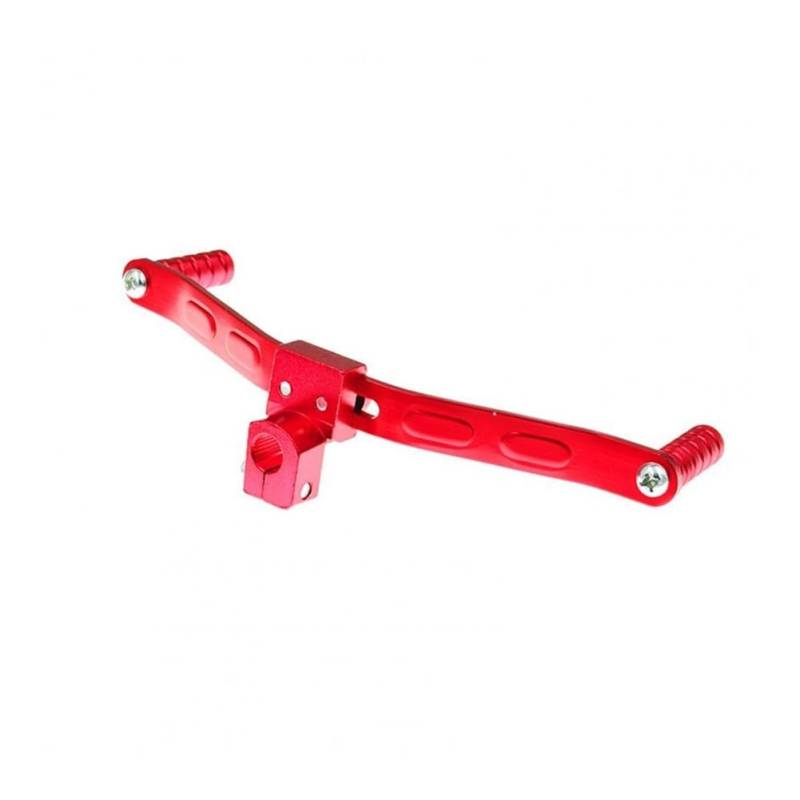 Doppel-Schalthebel Universal-Motorrad-Schalthebel Universal-Aluminiumlegierung Motorrad-Schalthebelpedal Für Dirt(Red) von Niyade