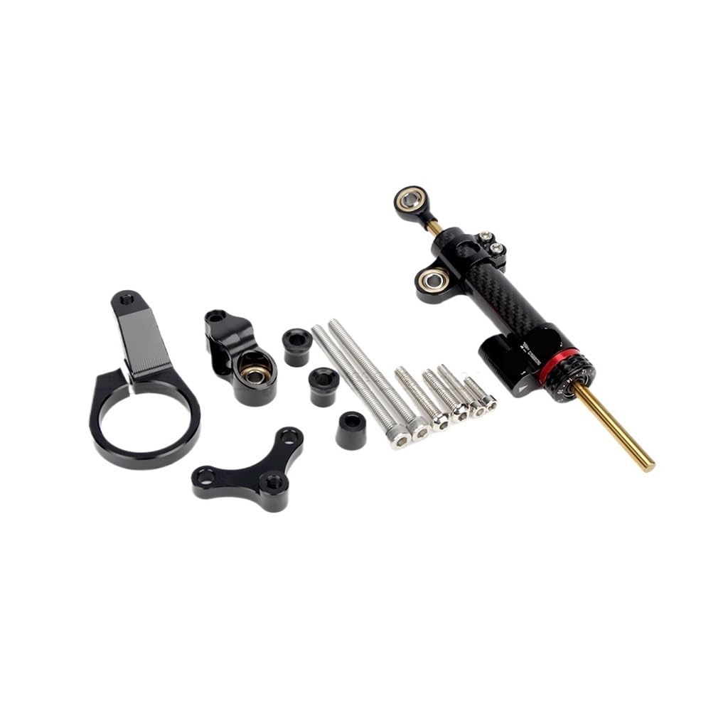 Für CBR650R Für CBR 650R 650 R 2019 2020 2021 2022 Motorrad Lenkung Stabilisieren Dämpfer Halterung Montage Kit Stabilisator Lenkungsd(Black-set) von Niyade