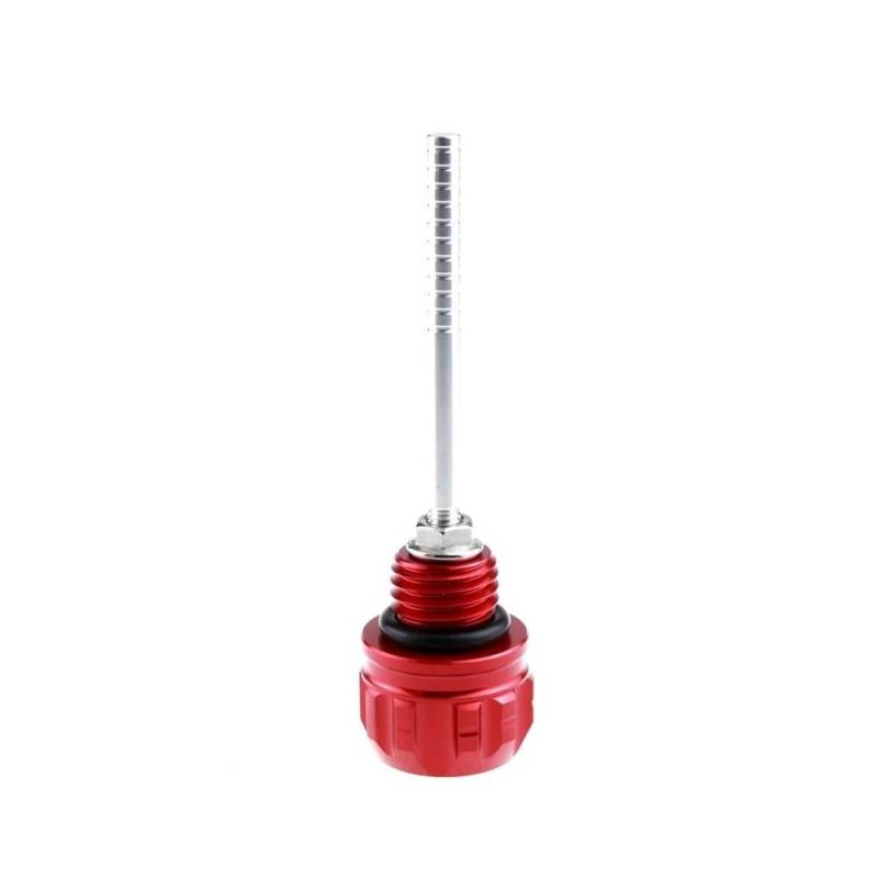 Für Forza 125 250 300 350 750 Für NSS Für FORZA350 Motorrad Zubehör Motoröl Tank Ölmessstab Füllstandsanzeige Meter Öl Kappe Stick Level Gauge(Red) von Niyade