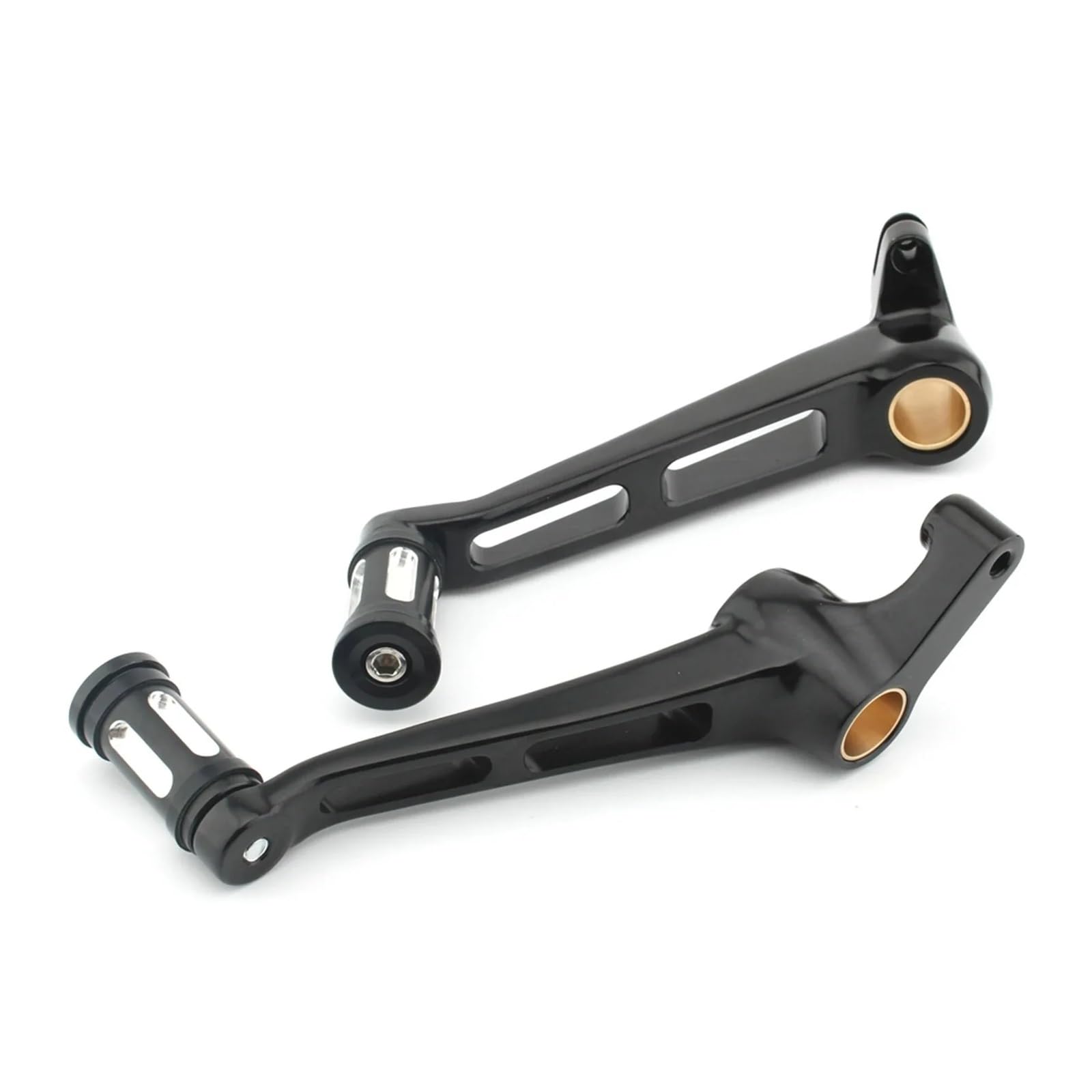 Für Harle&y Für V-Rod Für Muscle 2002-2017 Für Nacht Für Rod Für VRSC Für Spezielle 2007-2017 Motorrad Schalthebel Shifter Hebel Bremse(Black B) von Niyade