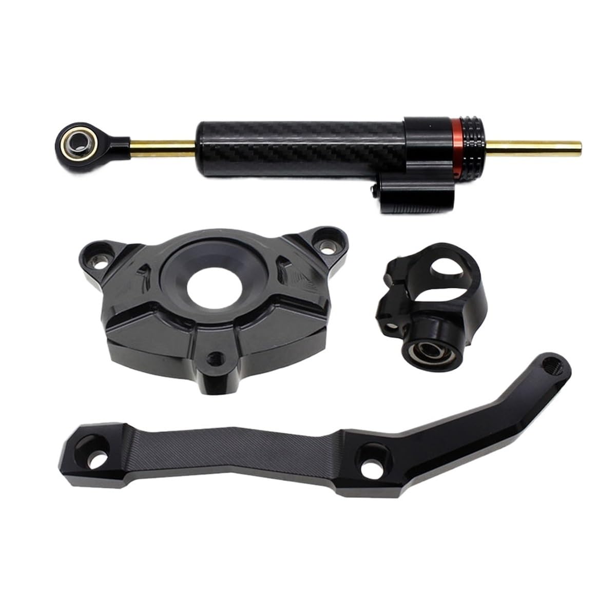 Für K&awasaki Für Z1000 Für Z 1000 2010-2013 Motorrad Lenkung Dämpfer Stabilisator Safty Control Halterung Montage Kit Stabilisator Lenkungsd(Damper n Bracket A) von Niyade