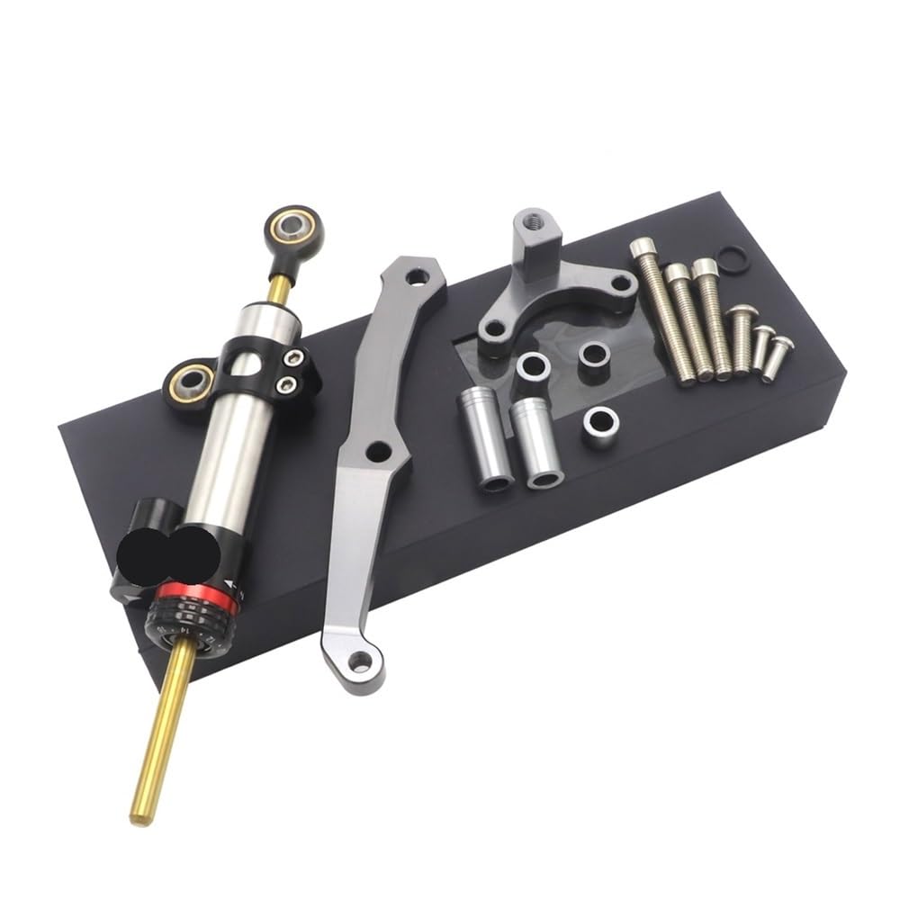 Für K&awasaki Für Z800 2013-2018 Lenkungsdämpfer Stabilisator Halterung Halterung Unterstützung Kit Stabilisator Einstellbar Stabilisator Lenkungsd(Color-T) von Niyade