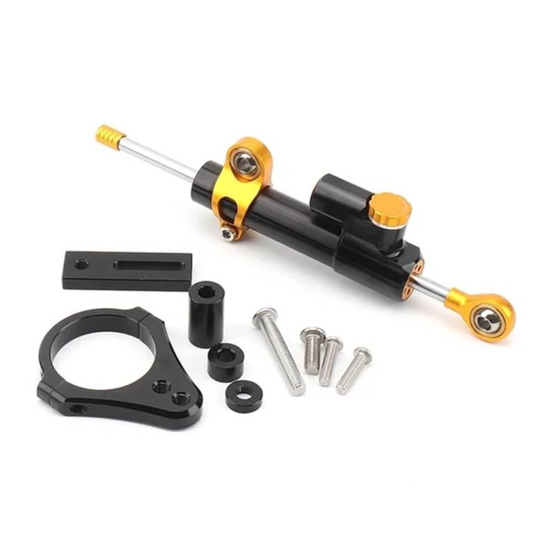 Für STREET TRIPLE 765R 765S Für Street Triple 765 RS 765 RS RS Motorrad Lenkung Stabilisieren Dämpfer Halterung Montieren Stabilisator Lenkungsd(Set color-03) von Niyade