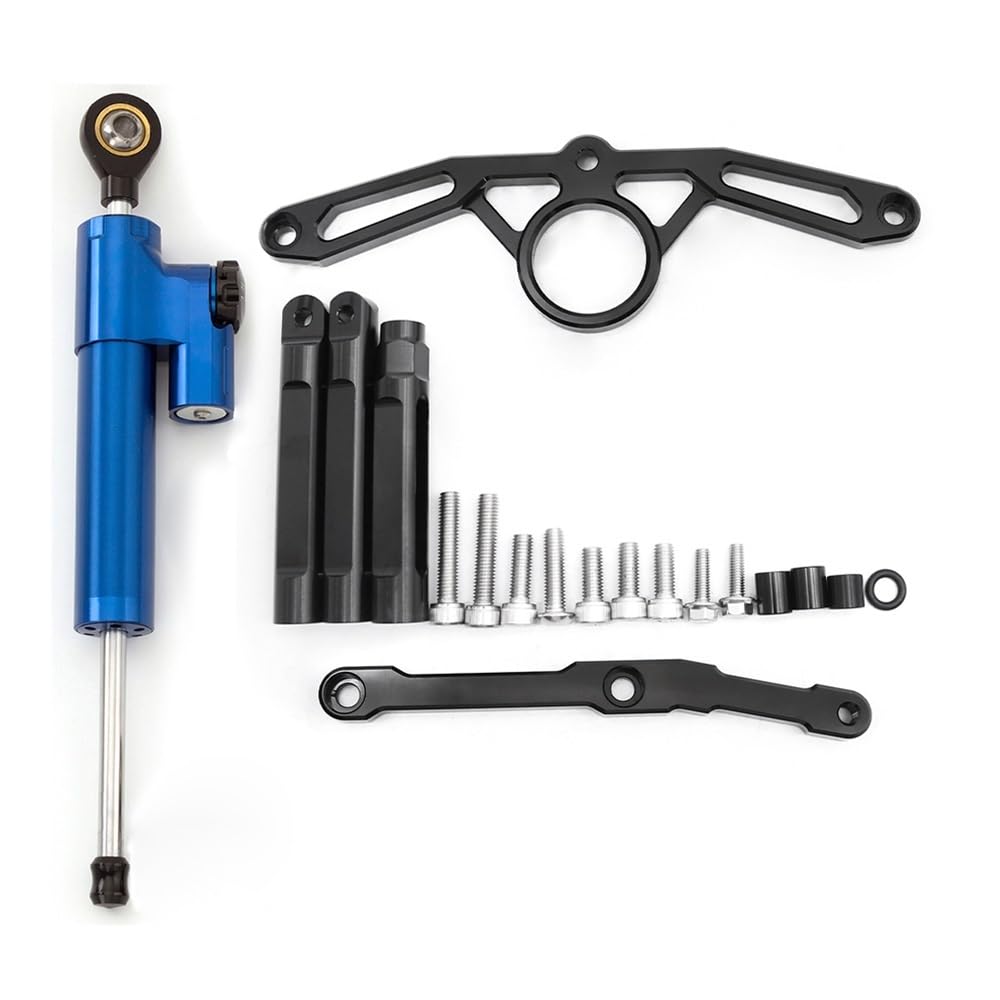 Für Y&amaha Für MT-09 Für MT09 Für MT 09 2021 2022 2023 Motorrad Stabilisator Lenkung Dämpfer Halterung Montage Kit Stabilisator Lenkungsd(Damper n Bracket G) von Niyade