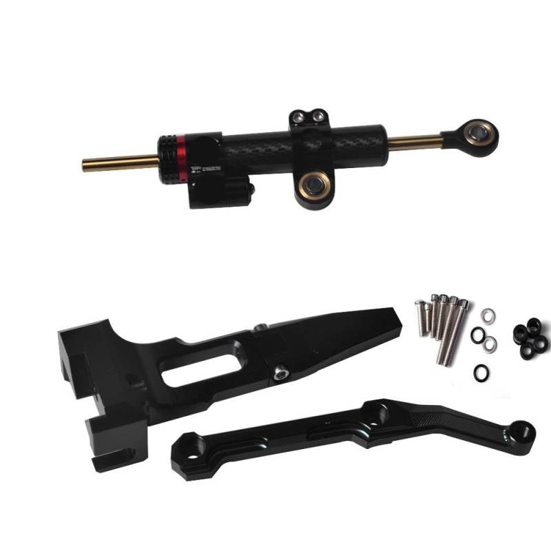 Für Y&amaha Für MT-09 Für Tracer 9 Für Tracer 900 Für Tracer 900GT Motorrad Lenkung Dämpfer Stabilisator Halterung Mount Kit Stabilisator Lenkungsd(COLOR-E) von Niyade