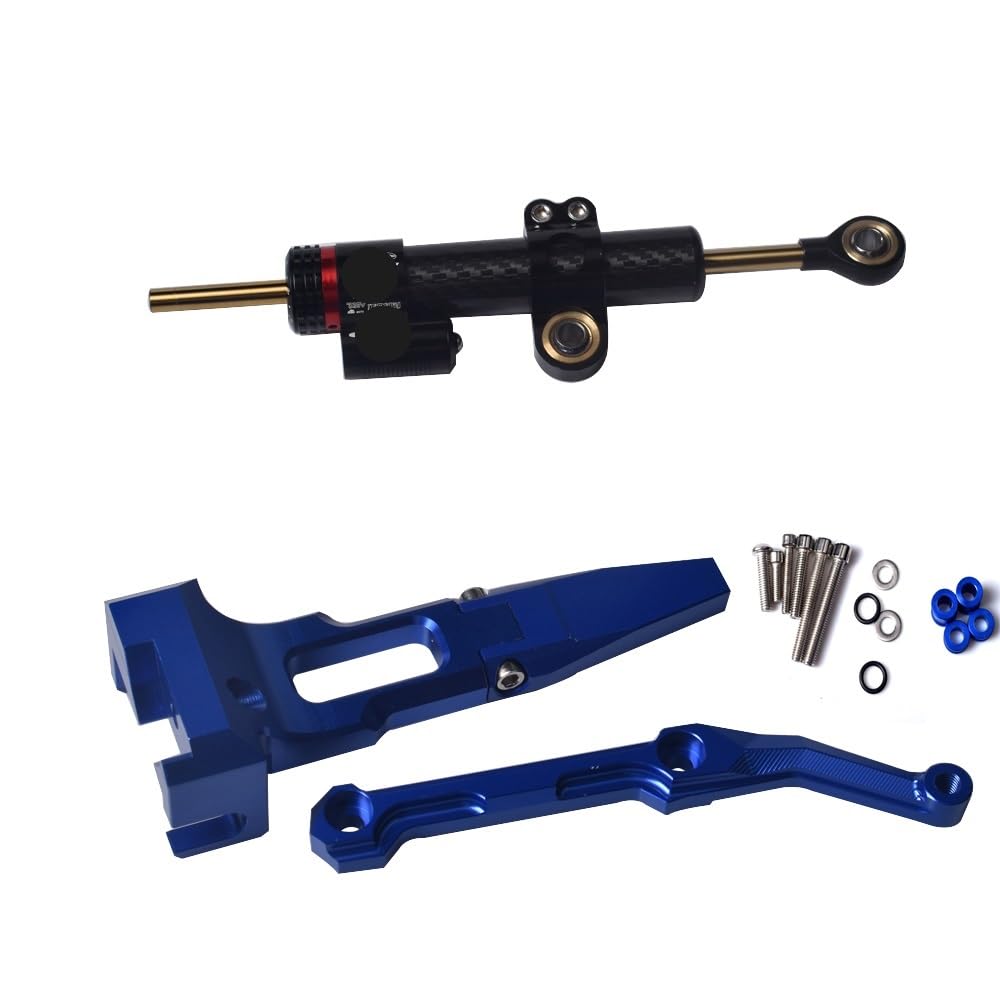 Für Y&amaha Für MT-09 Für Tracer 9 Für Tracer 900 Für Tracer 900GT Motorrad Lenkung Dämpfer Stabilisator Halterung Mount Kit Stabilisator Lenkungsd(Color-G) von Niyade