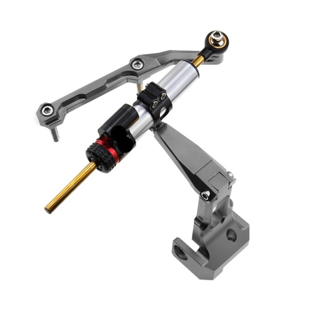 Für Y&amaha Für MT-09 Für Tracer 900 Für Tracer 900GT Motorrad Einstellbare Stabilisator Lenkung Dämpfer Mit Halterung Stabilisator Lenkungsd(1 set) von Niyade