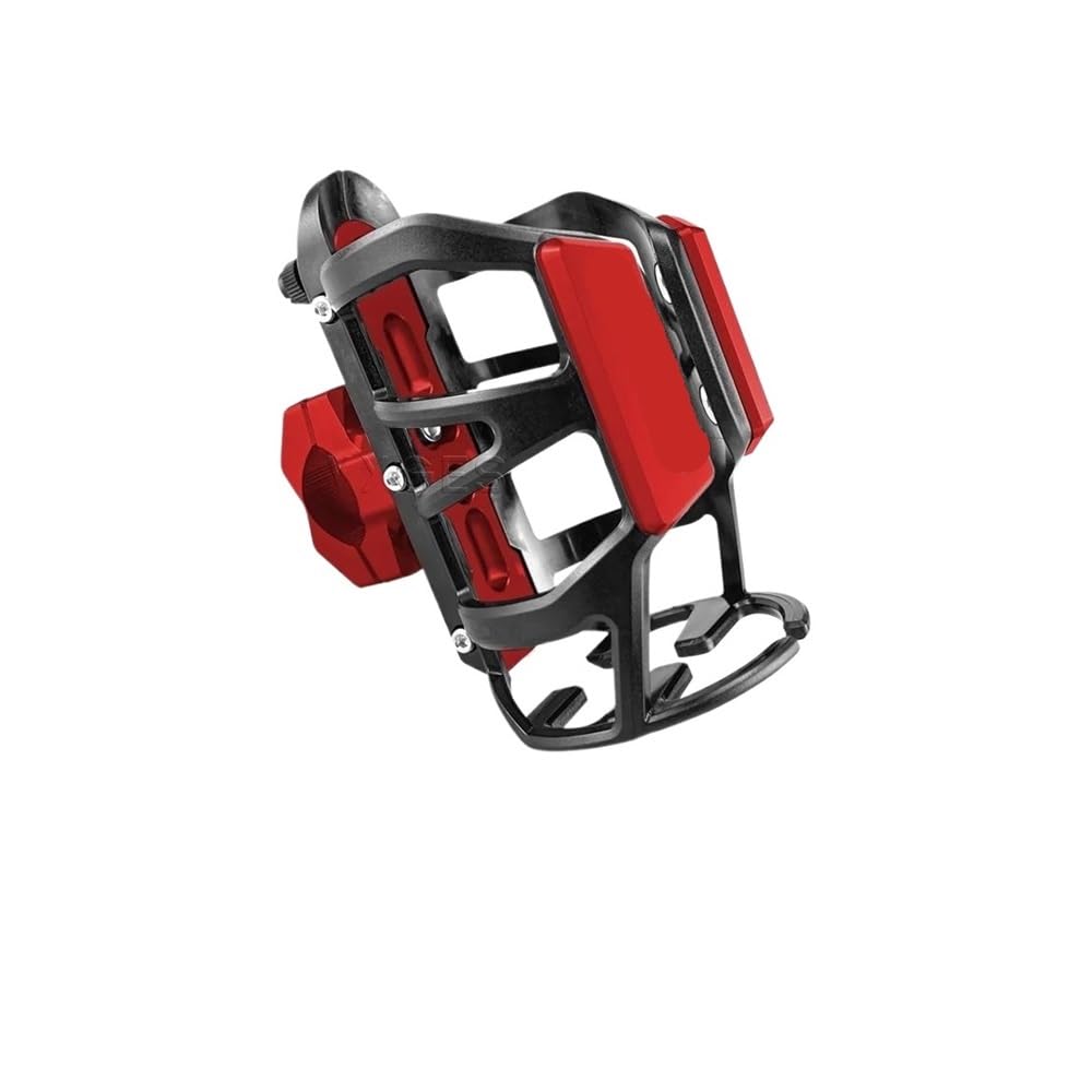 Getränkehalter Motorrad Für K&awasaki Für Ninja 7 Für Hybrid Für Ninja E1 Für Z E1 Motorrad Getränke Wasser Flasche Käfig Getränke Halter Wasser Tasse Halter(Red) von Niyade