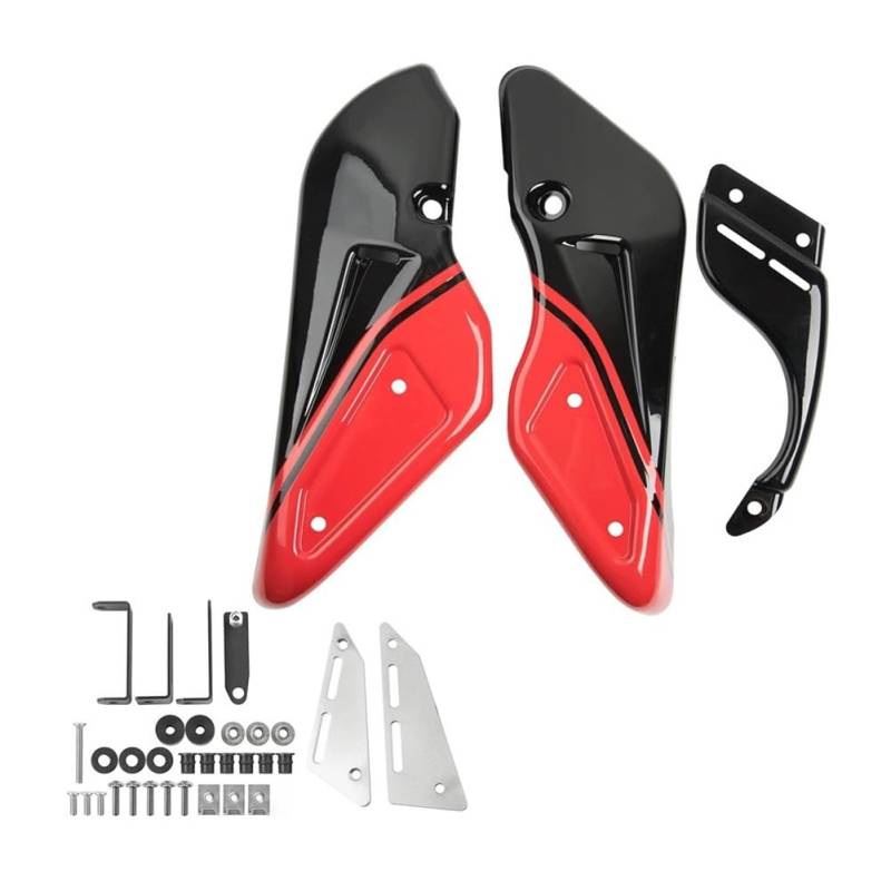 Motorrad Chassis Guards Motor Spoiler Verkleidung Rahmen Chassis Schutz Für K&awasaki Für Z900RS Für Z900 RS SE Für Cafe Für ABS Motorradteile(Red) von Niyade