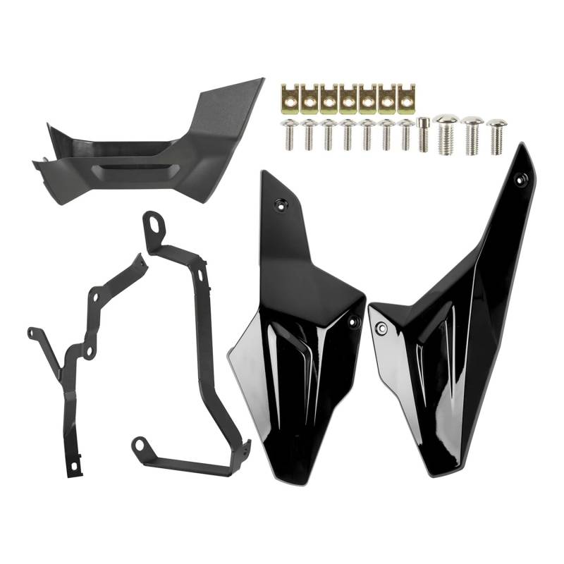 Motorrad Chassis Guards Untere Motor Chassis Spoiler Seite Verkleidung Für F900R Für F900XR Für F 900R 900XR 2020-2024 Motorradteile(Black) von Niyade