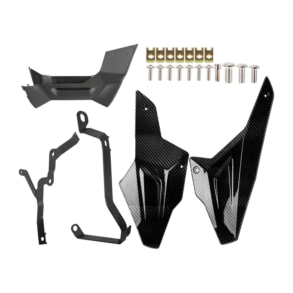 Motorrad Chassis Guards Untere Motor Chassis Spoiler Seite Verkleidung Für F900R Für F900XR Für F 900R 900XR 2020-2024 Motorradteile(Carbon Fiber Look) von Niyade