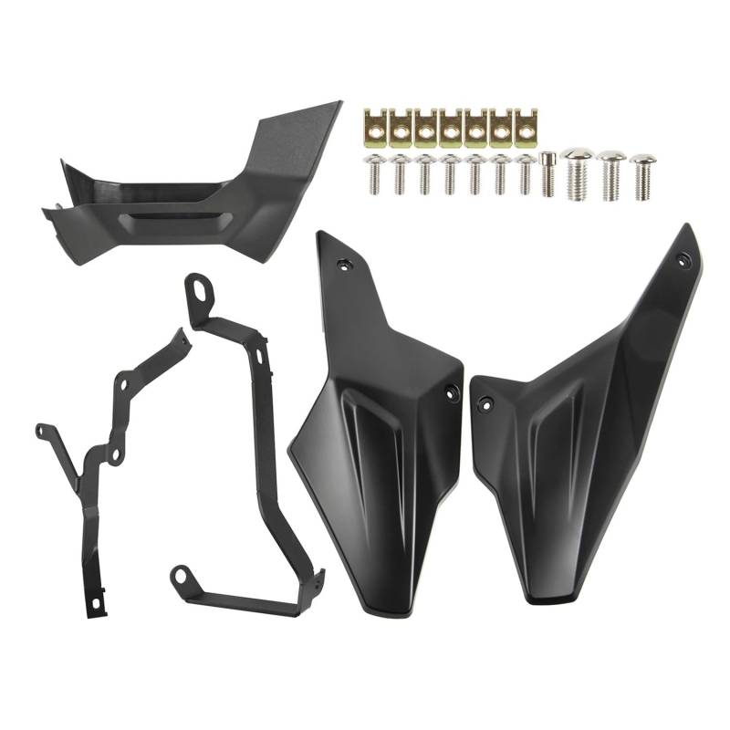 Motorrad Chassis Guards Untere Motor Chassis Spoiler Seite Verkleidung Für F900R Für F900XR Für F 900R 900XR 2020-2024 Motorradteile(Matte Black) von Niyade