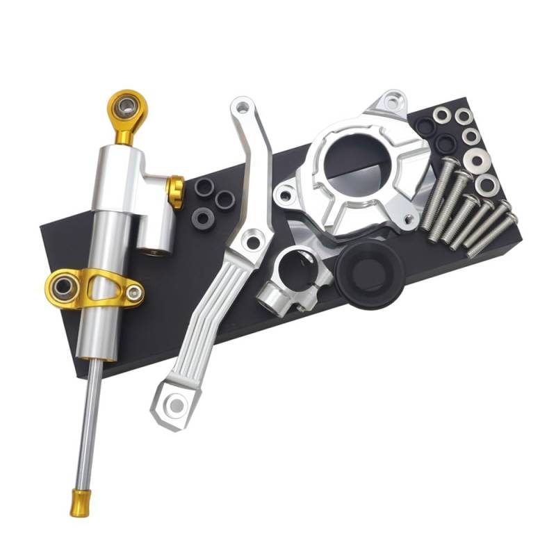 Motorrad Einstellbare Lenkung Dämpfer Stabilisator Halterung Kit Für K&awasaki Für Z1000 Für Z 1000 2010-2013 Stabilisator Lenkungsd(Color-01) von Niyade