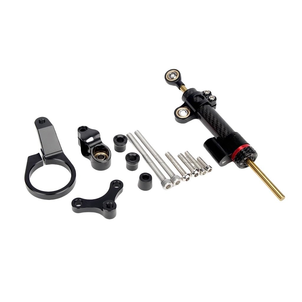 Motorrad Lenkstabilisator Dämpfer Halterung Halterung Für CBR650R Für CBR 650R 650 R 2019-2022 2020 2021 Stabilisator Lenkungsd(Black-set) von Niyade