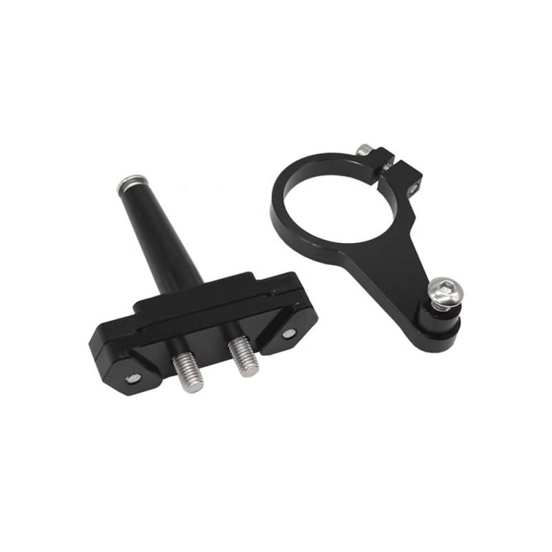 Motorrad Lenkungsdämpfer Stabilisator Halterung Für Y&amaha Für YZF Für R15 Für V3 2017 2018 2019 2020 Stabilisator Lenkungsd(Black) von Niyade