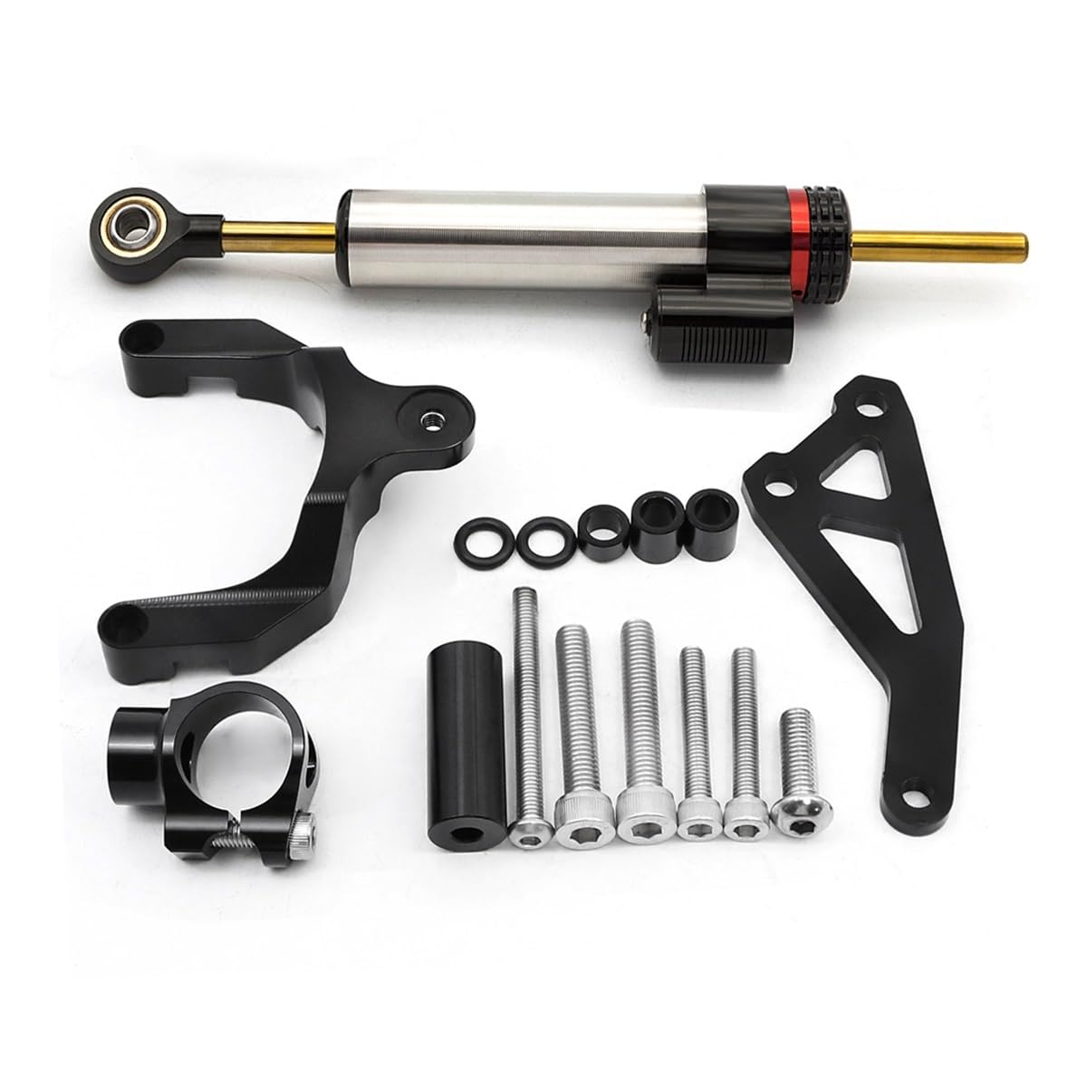 Motorrad Lenkungsdämpfer Stabilisator Montagehalterung Kit FÜR S&uzuki FÜR GSR750 FÜR GSR 750 2011-2015 Stabilisator Lenkungsd(Damper n Bracket G) von Niyade