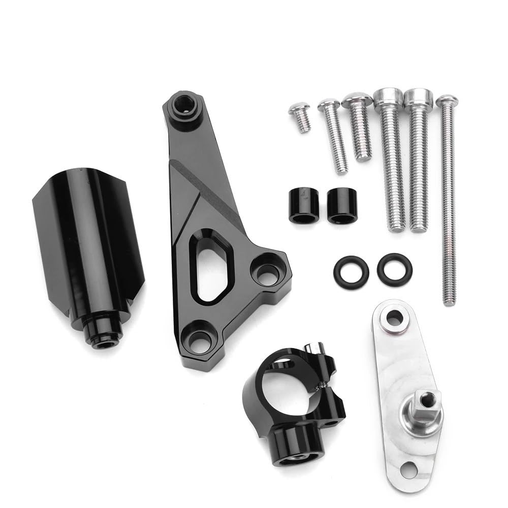 Motorräder Einstellbare Lenkung Stabilisieren Dämpfer Halterung Halterung Unterstützung Kit Dämpfer FÜR S1000 2014-2015 Stabilisator Lenkungsd(Black Mount) von Niyade